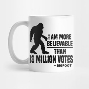 I Am More Believable Than 81 Million Votes Mug